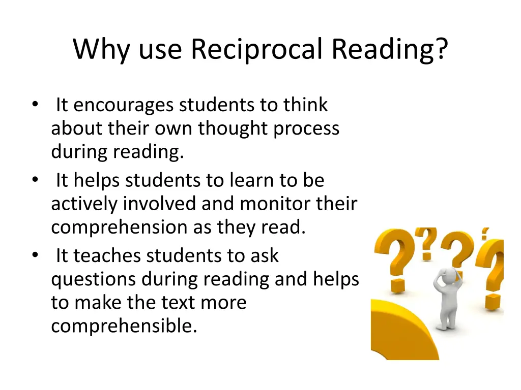 why use reciprocal reading