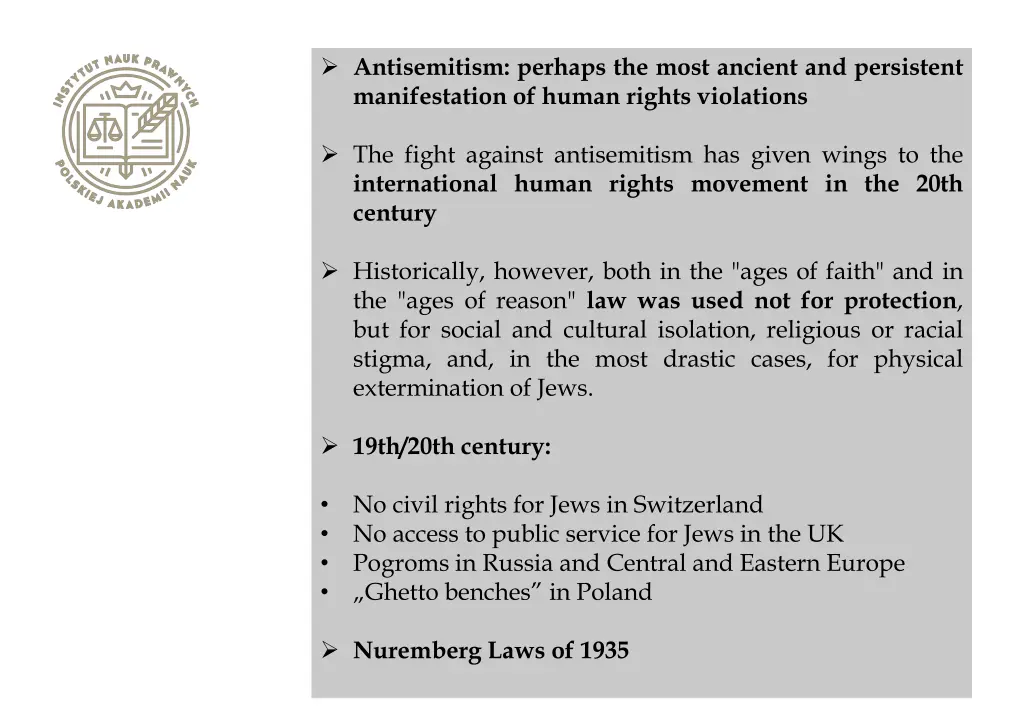 antisemitism perhaps the most ancient