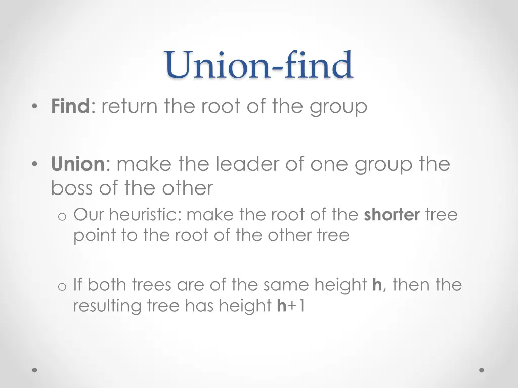 union find 2