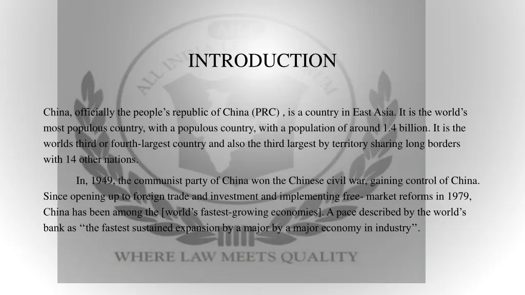 introduction