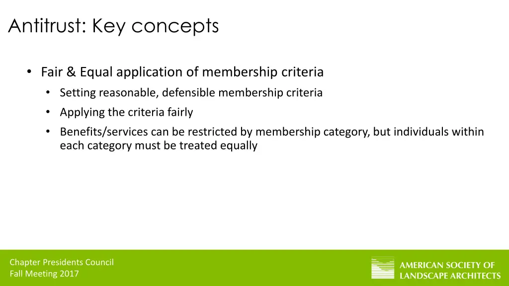 antitrust key concepts