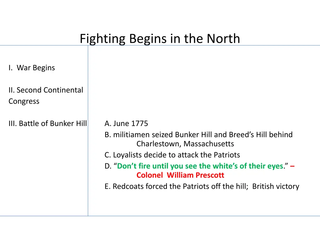 fighting begins in the north 2