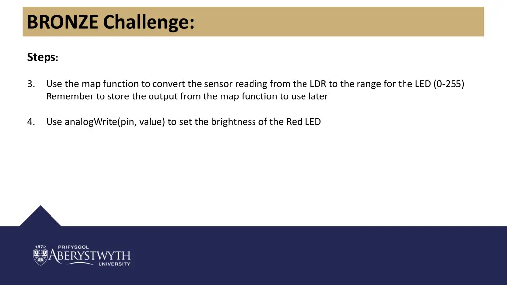 bronze challenge 2