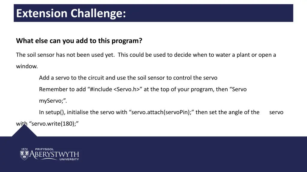 extension challenge