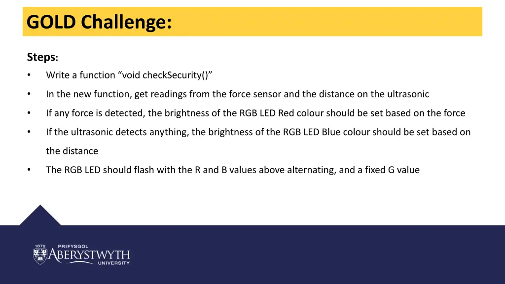 gold challenge 3