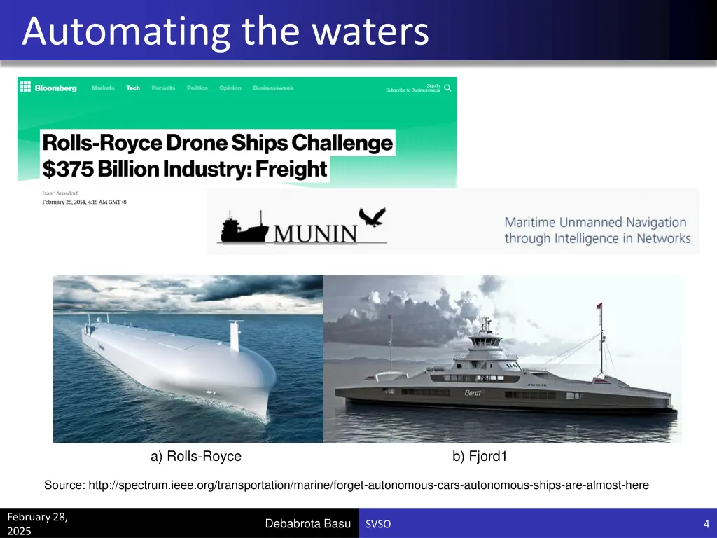 automating the waters