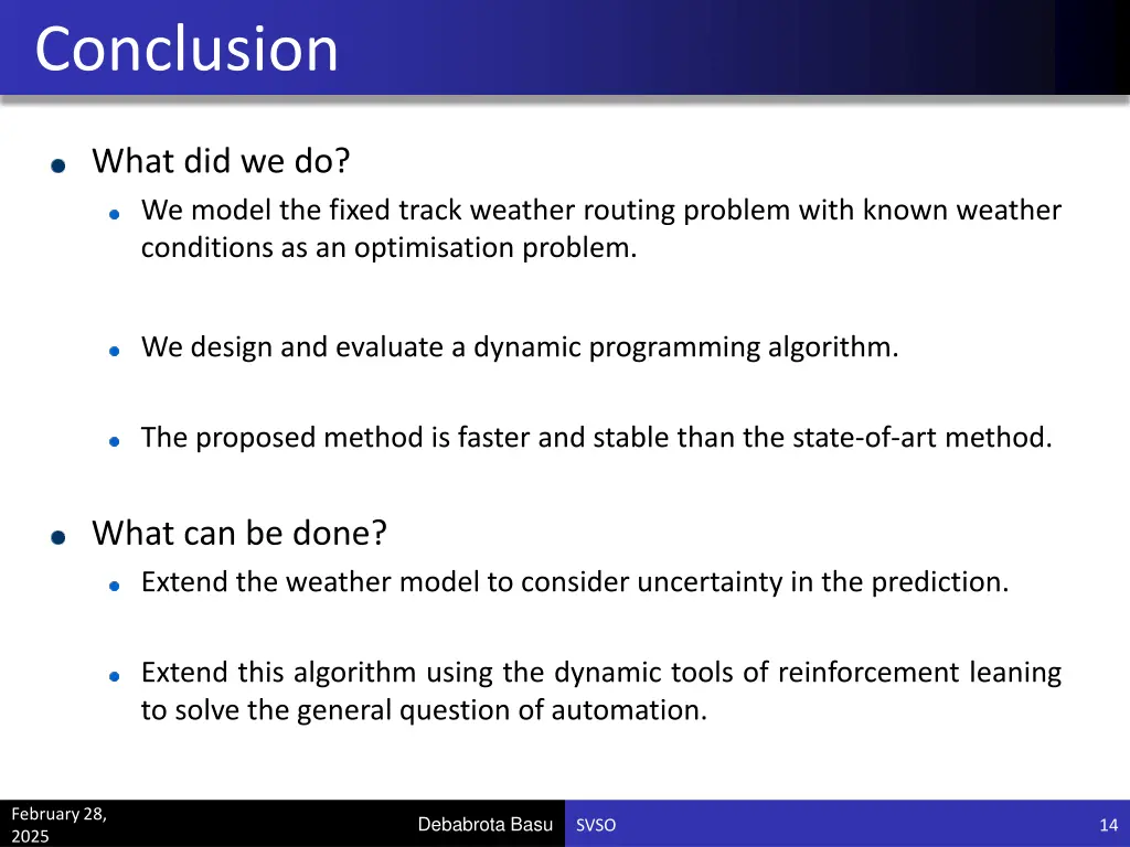 conclusion