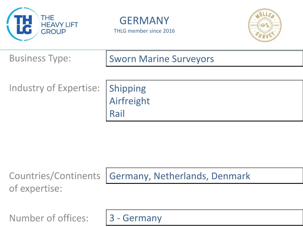 germany thlg member since 2016 1