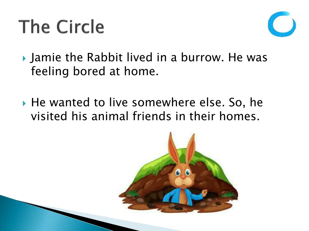 jamie the rabbit lived in a burrow he was feeling