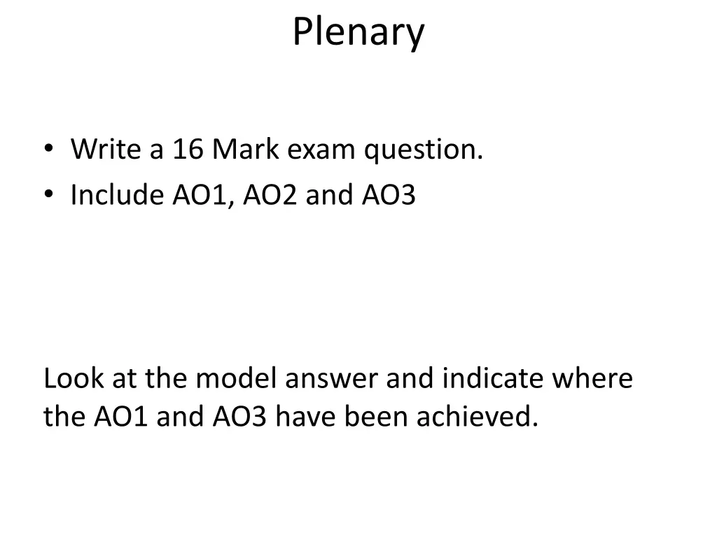 plenary