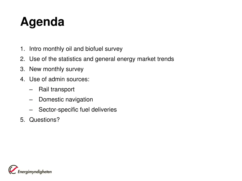 agenda