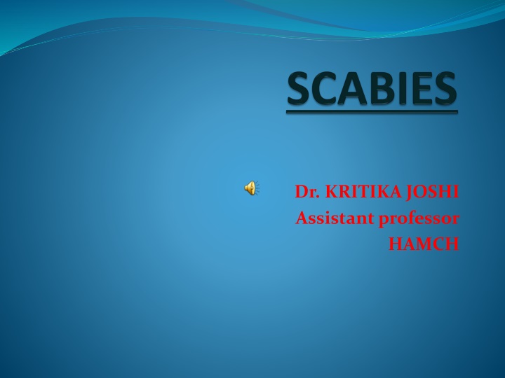 dr kritika joshi assistant professor