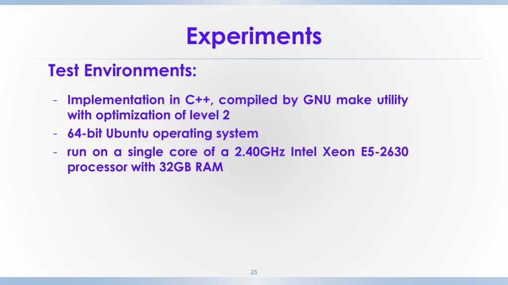 experiments 1