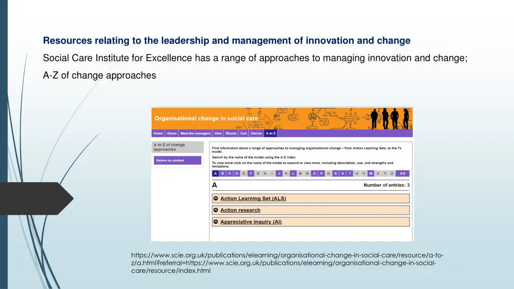 resources relating to the leadership
