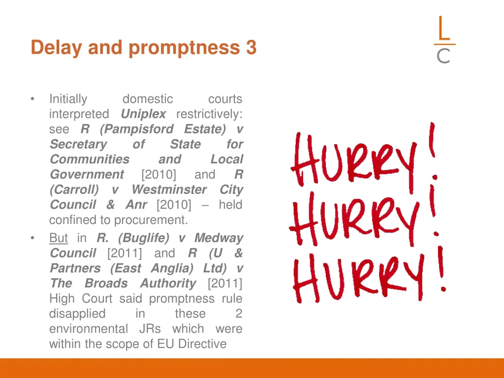 delay and promptness 3