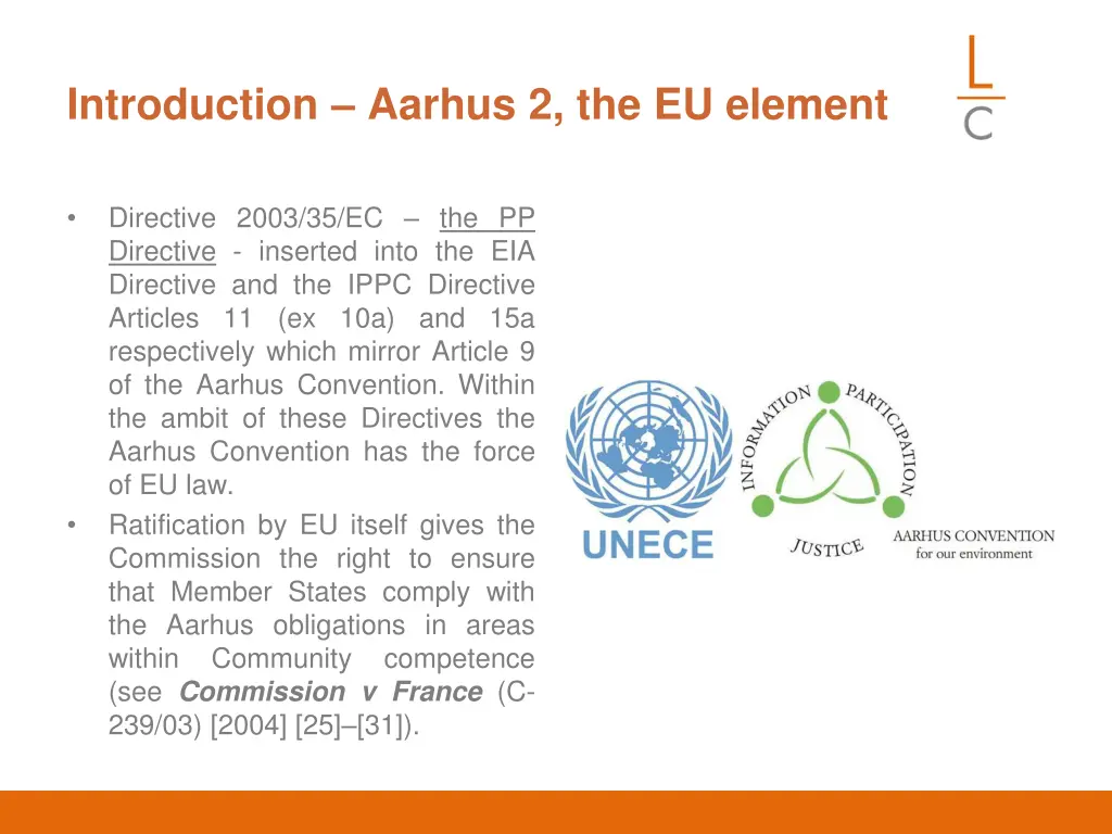 introduction aarhus 2 the eu element
