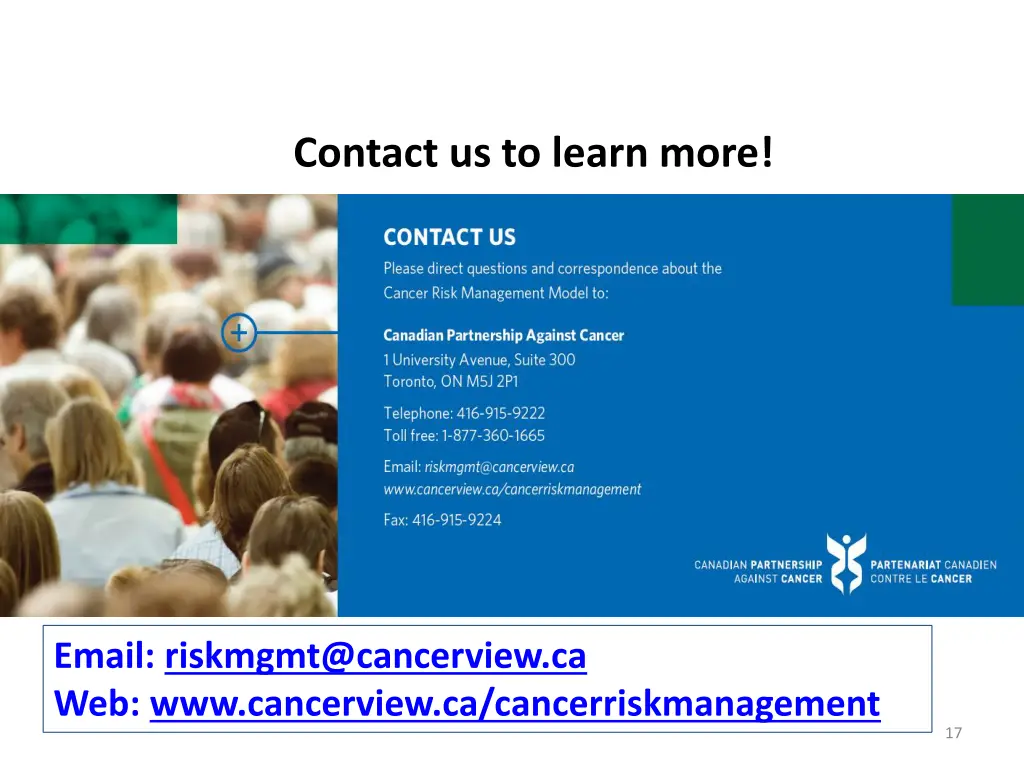 contact us to learn more