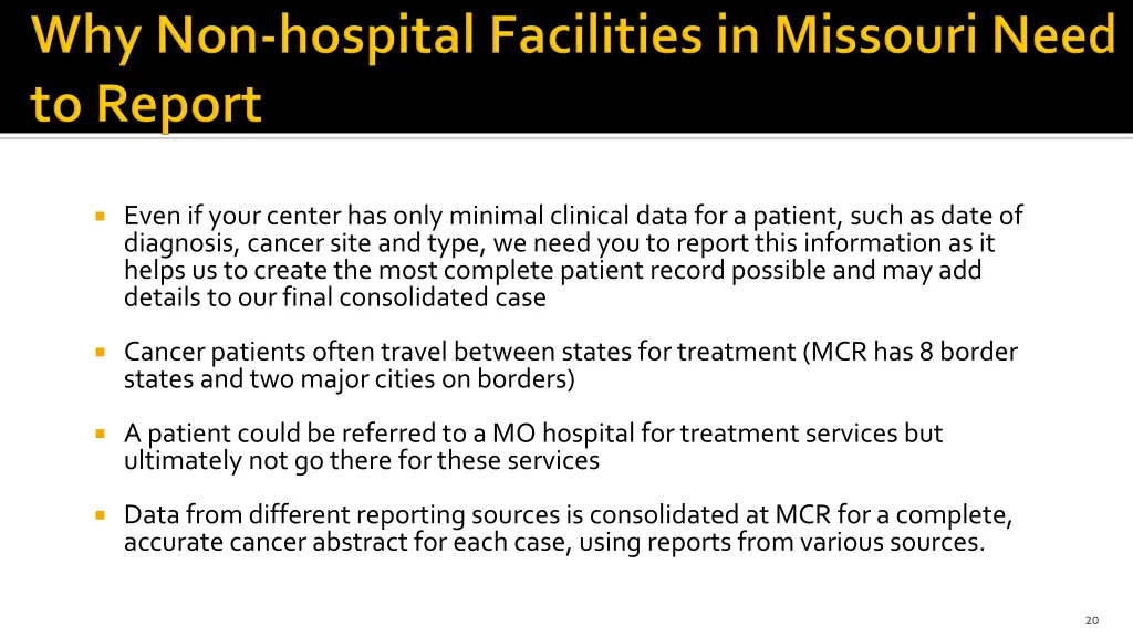 even if your center has only minimal clinical