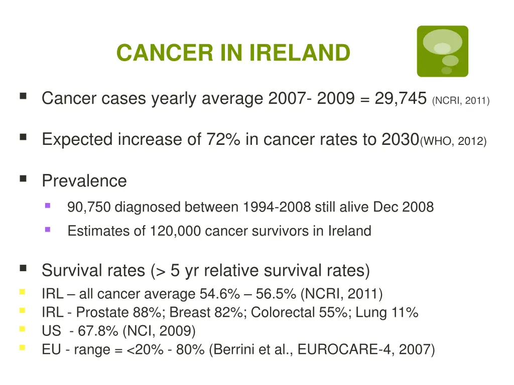 cancer in ireland