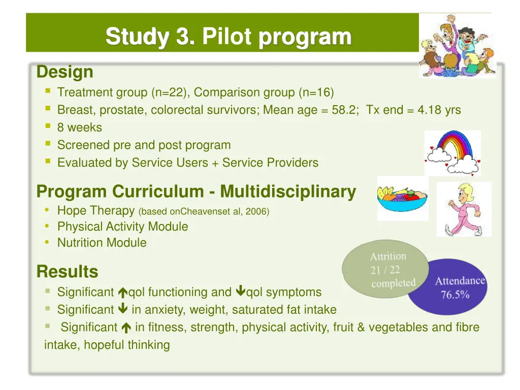 study 3 pilot program