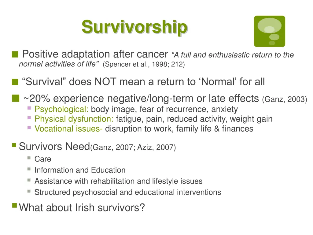 survivorship