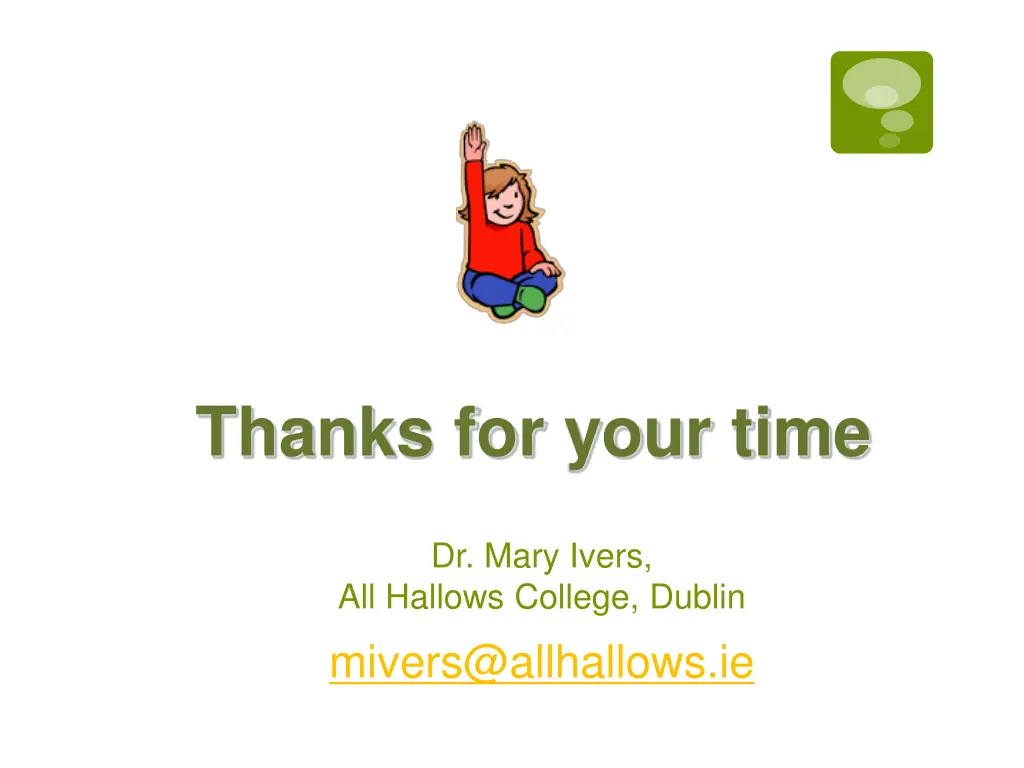 thanks for your time