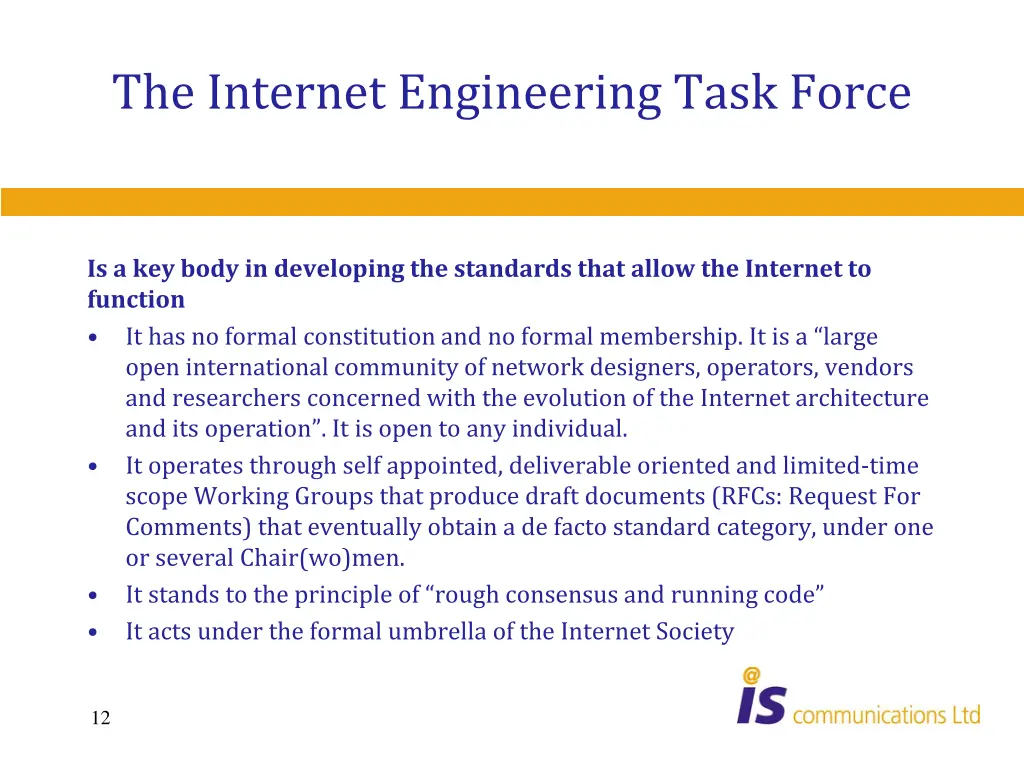 the internet engineering task force