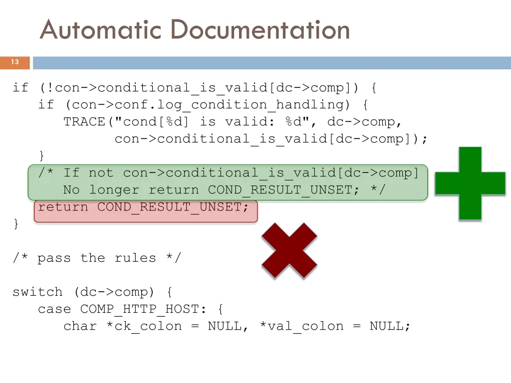 automatic documentation 1