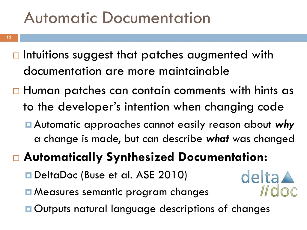 automatic documentation