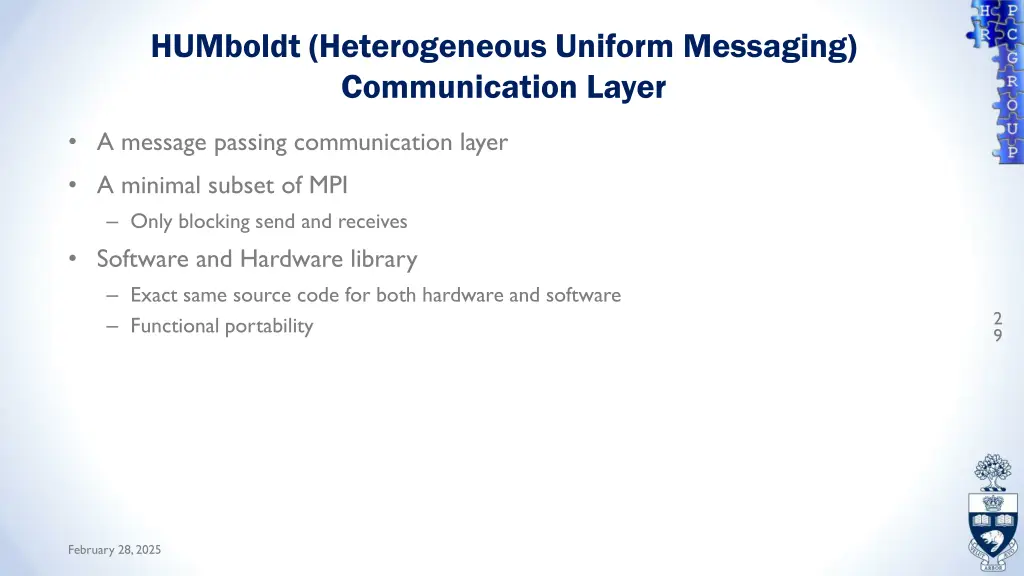 humboldt heterogeneous uniform messaging