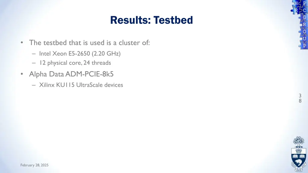 results testbed