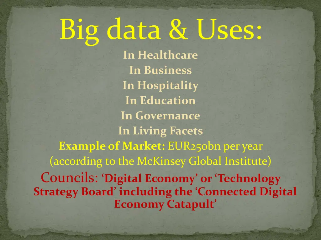 big data uses in healthcare in business
