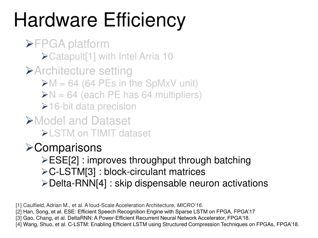 hardware efficiency 1