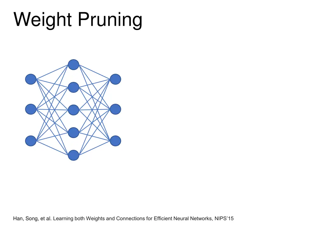 weight pruning