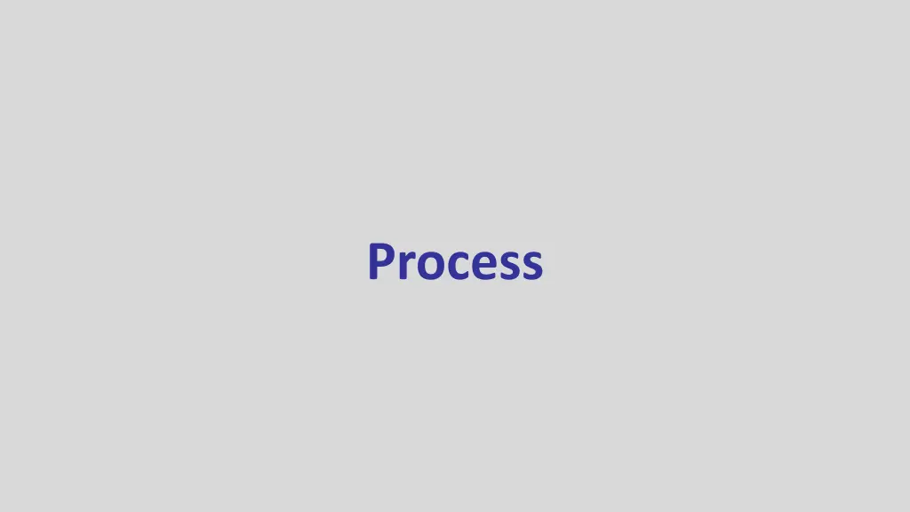 process