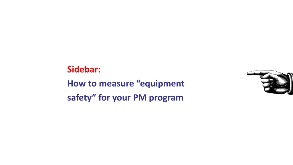 sidebar how to measure equipment safety for your