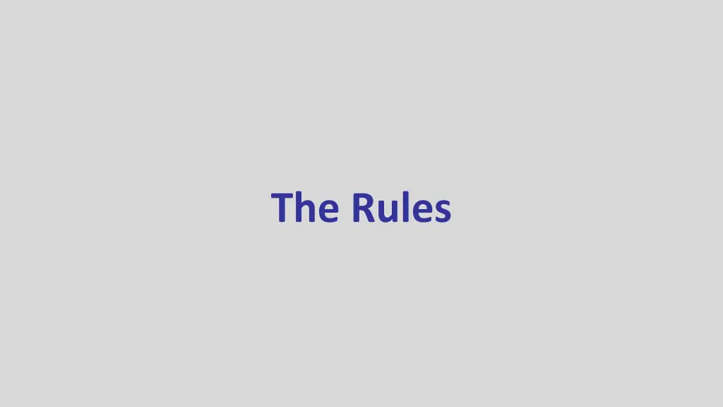 the rules