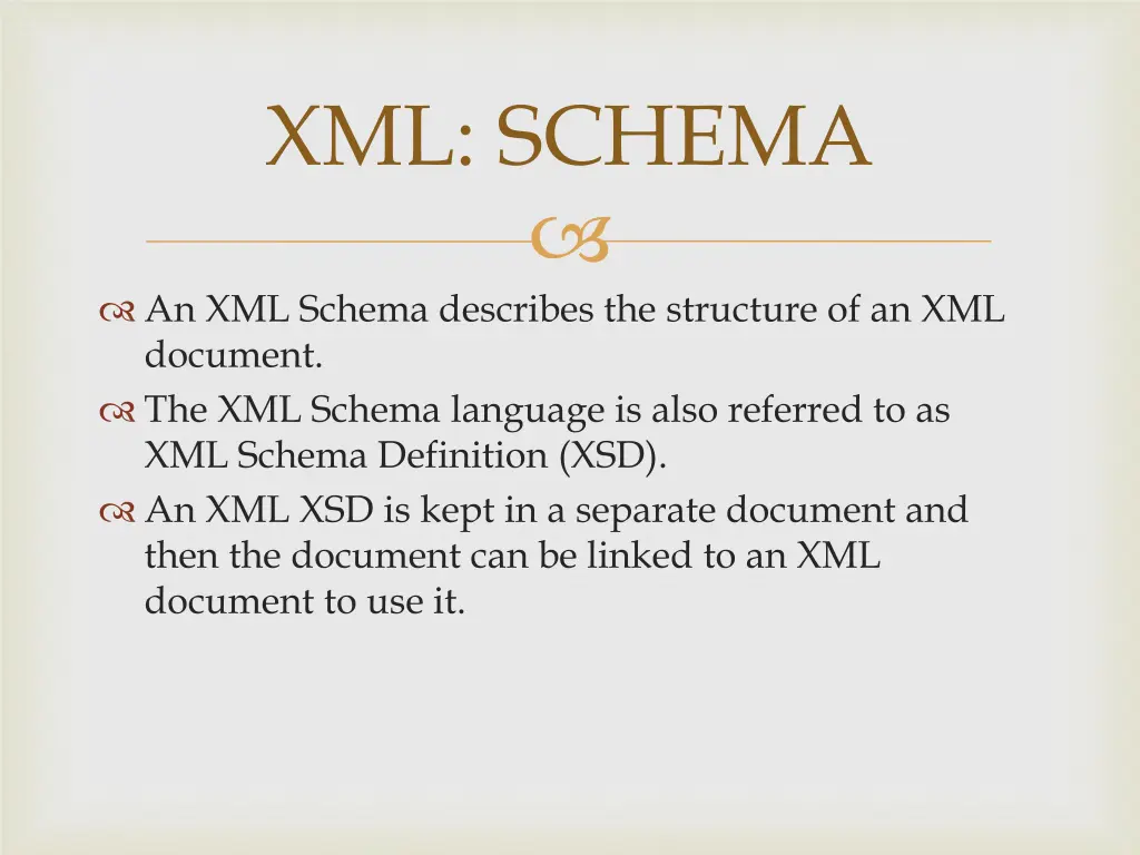 xml schema 3