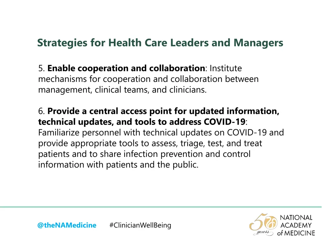strategies for health care leaders and managers 2