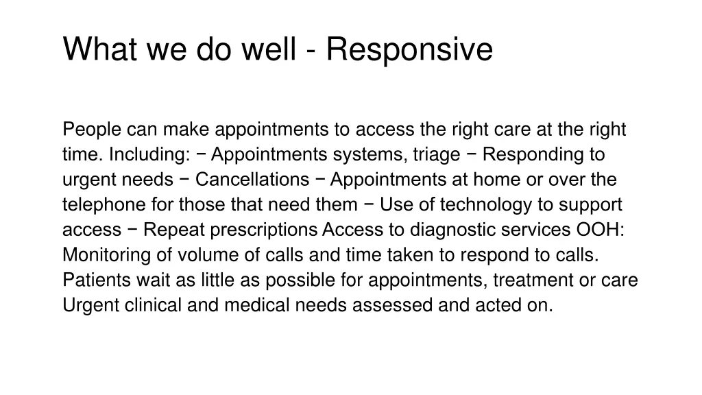 what we do well responsive 1