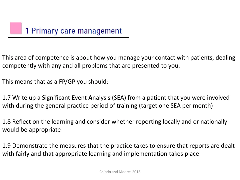 this area of competence is about how you manage 2