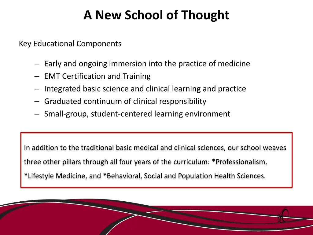 a new school of thought 1