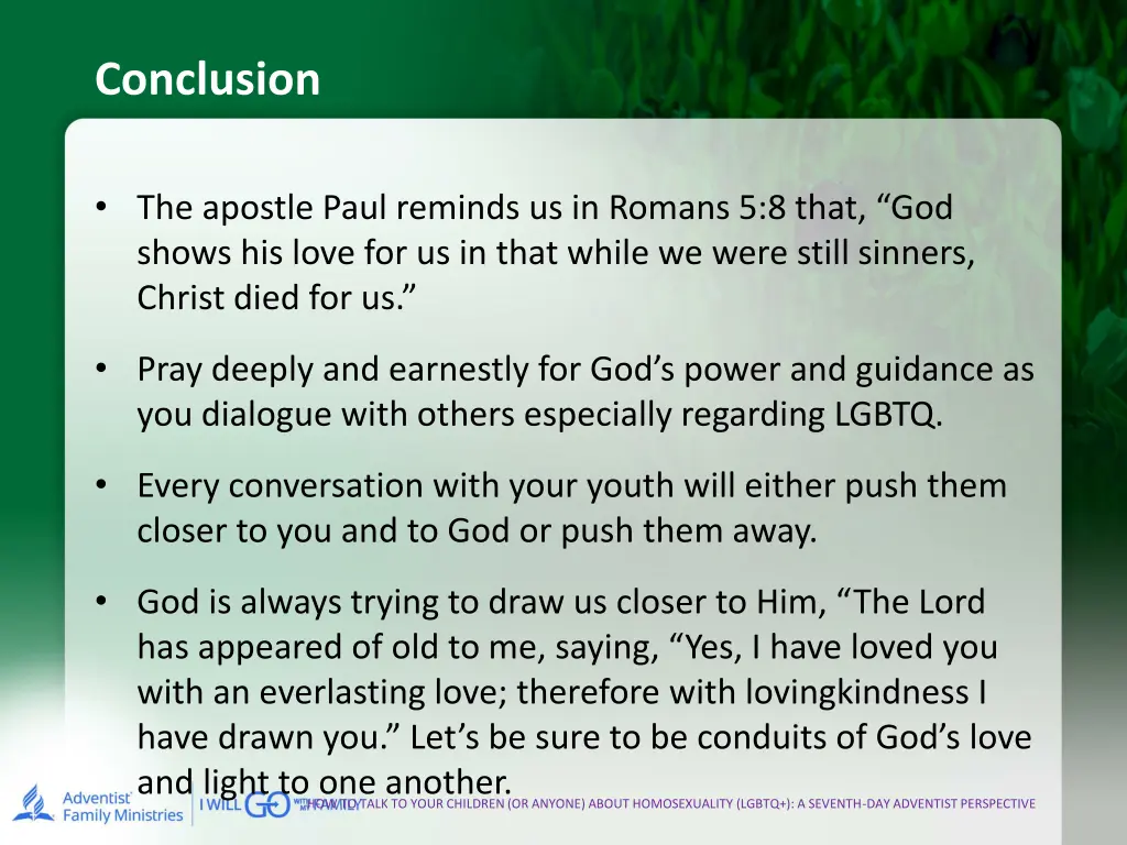 conclusion