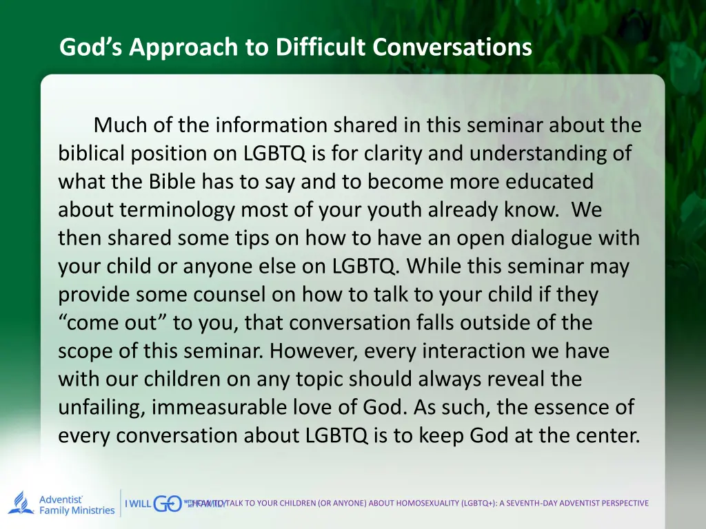 god s approach to difficult conversations