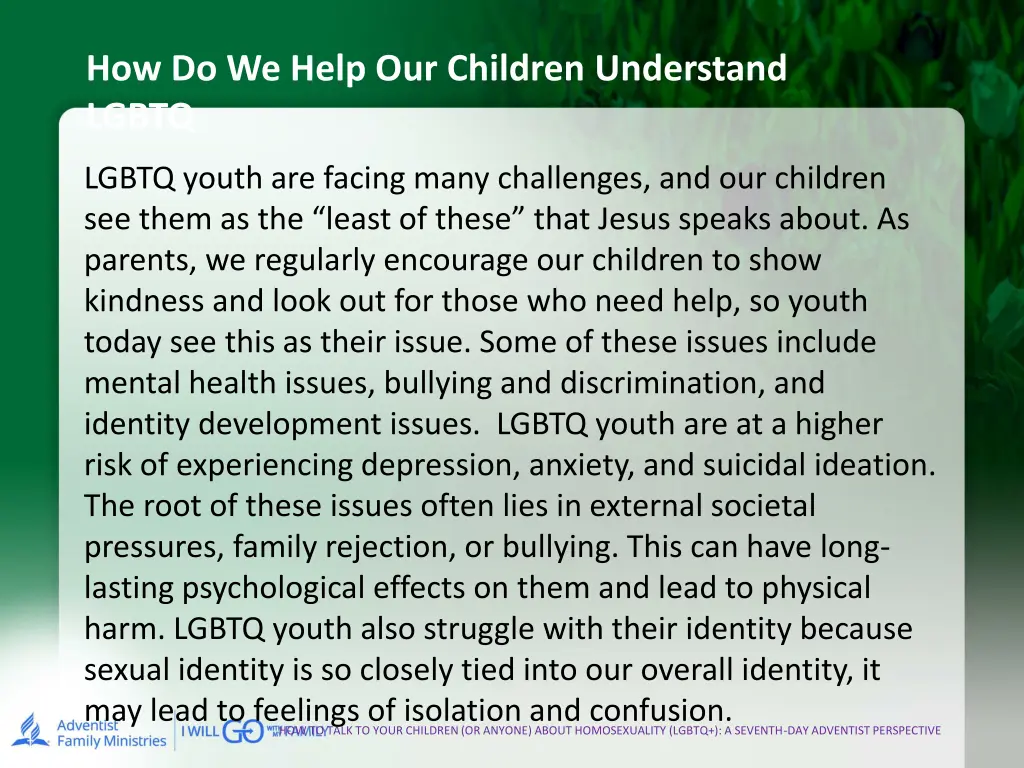 how do we help our children understand lgbtq 1