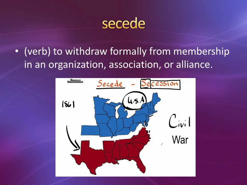 secede