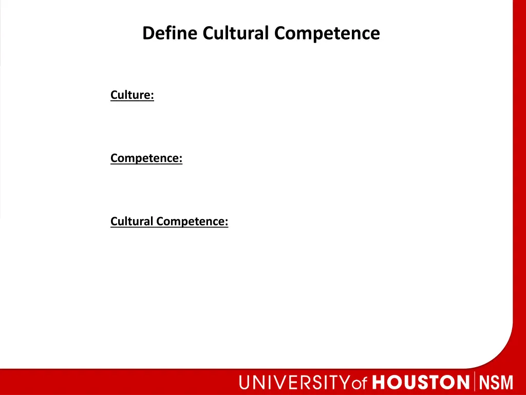 define cultural competence