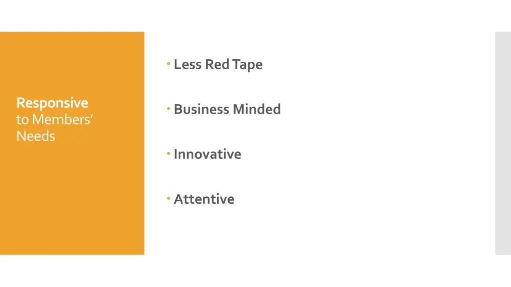 less red tape