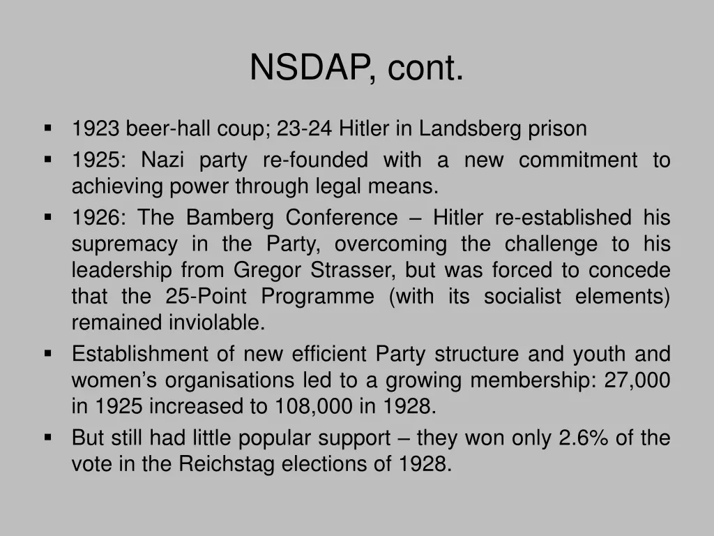 nsdap cont