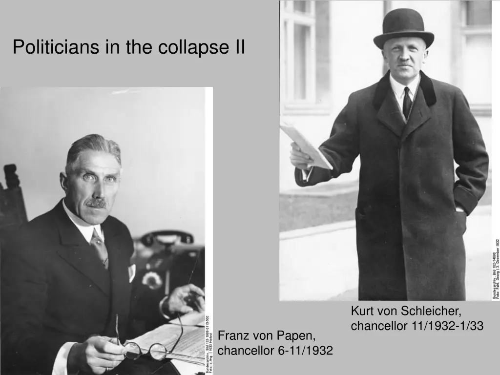politicians in the collapse ii
